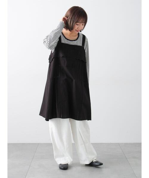 Samansa Mos2（サマンサ モスモス）の「カットワーク刺繍キャミチュニック（チュニック・レディース・オフホワイト/サックスブルー・F）」の10枚目の写真