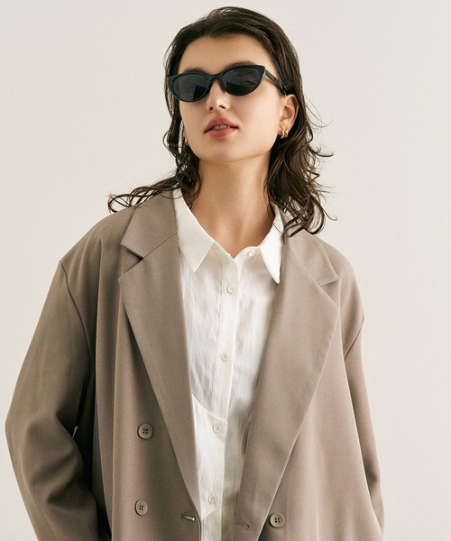 NUEF (ヌエフ)の「ウェリントンサングラス|カラーレンズ|トレンド|紫外線対策|UVカット|サングラス|NUEF|COLOR SUNGLASSES(サングラス・レディース・ブラック/ブラウン/グレー・FREE)」の11枚目の写真