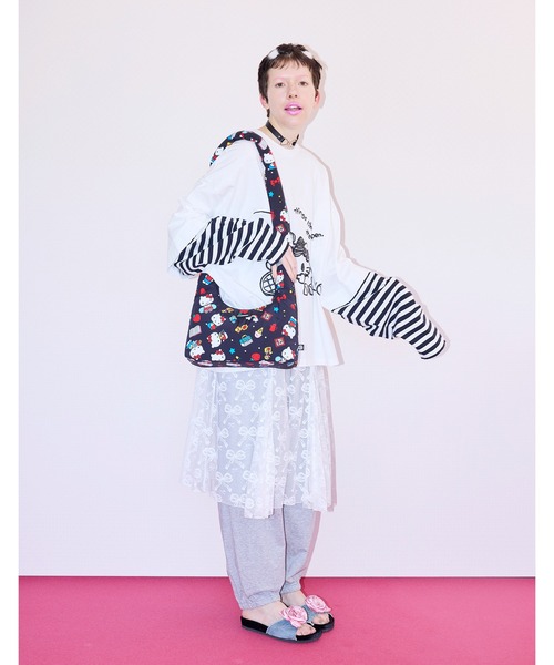 Little sunny bite（リトルサニーバイト）の「【Little sunny bite】hello kitty x little sunny bite shoulder bag（ショルダーバッグ・レディース・ホワイト/ピンク/ブラック・FREE）」の15枚目の写真