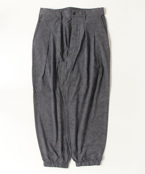 ADAM PATEK(アダムパテック)の「【ADAMPATEK/アダムパテック】uneven dyeing tuck relax pants/ムラ染めリラックスタックパンツ(その他パンツ・メンズ・ホワイト/グレー/ブラック・1/2)」の14枚目の写真
