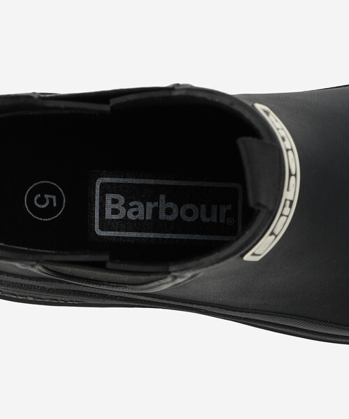 Barbour(バブアー)の「Barbour | サイドゴア ショート レインブーツ WOMEN(レインシューズ・レディース・ブラック・4/5/3)」の2枚目の写真