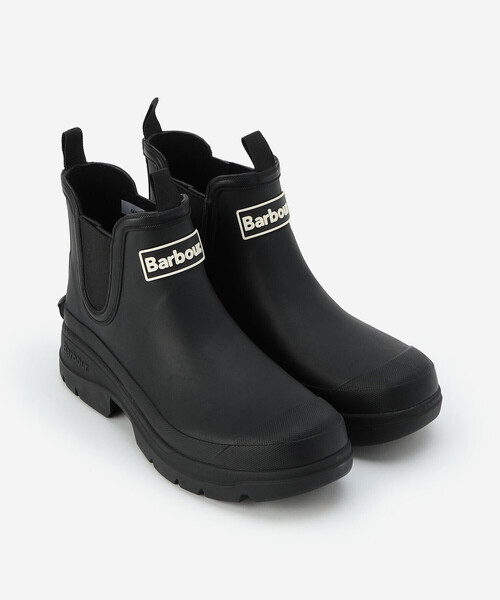 Barbour(バブアー)の「Barbour | サイドゴア ショート レインブーツ WOMEN(レインシューズ・レディース・ブラック・4/5/3)」の1枚目の写真