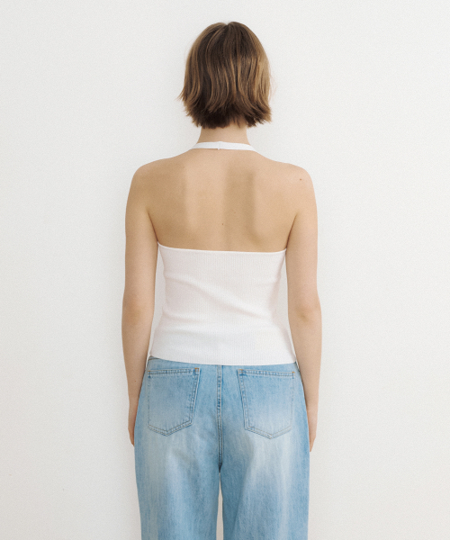 LUCIR ZU(ルシールズ)の「Airy Halter Knit Top (ivory)(ニット/セーター・レディース・その他・FREE)」の3枚目の写真