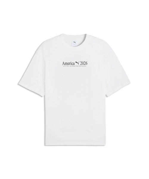 PUMA(プーマ)の「PUMA プーマ メンズ グラフィック フットボール 半袖 Tシャツ(Tシャツ/カットソー・メンズ・ブラック/ホワイト・X-LARGE/X-SMALL/SMALL/MEDIUM/LARGE)」の5枚目の写真