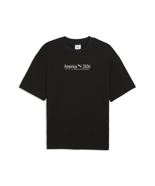 PUMA(プーマ)の「PUMA プーマ メンズ グラフィック フットボール 半袖 Tシャツ(Tシャツ/カットソー・メンズ・ブラック/ホワイト・X-LARGE/X-SMALL/SMALL/MEDIUM/LARGE)」の9枚目の写真