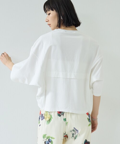 GALLEST（ギャレスト）の「オーバーサイズラグランカットソー（Tシャツ/カットソー・レディース・ブラック/ホワイト/グレー系4・38）」の15枚目の写真