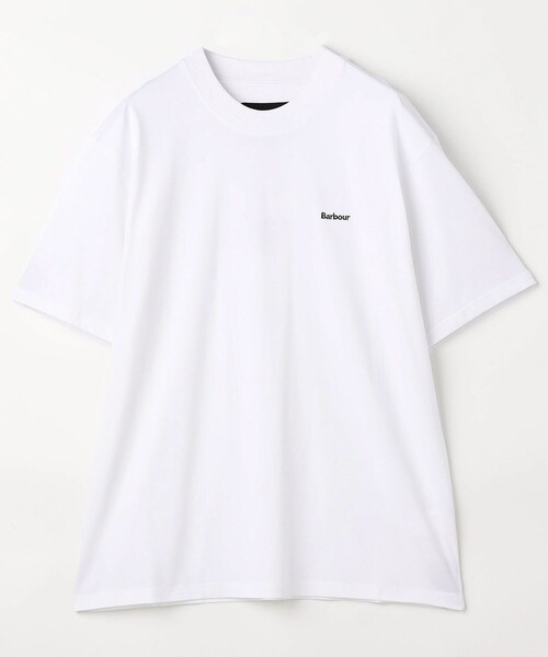 Barbour(バブアー)の「Barbour/バブアー BARBOUR DALTON LOGO OS T-SHIRT(Tシャツ/カットソー・メンズ・ブラック/ネイビー/グリーン/オリーブ/ホワイト・40/38/36)」の2枚目の写真