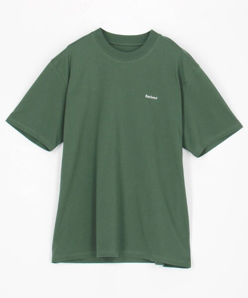 Barbour(バブアー)の「Barbour/バブアー BARBOUR DALTON LOGO OS T-SHIRT(Tシャツ/カットソー・メンズ・ブラック/ネイビー/グリーン/オリーブ/ホワイト・40/38/36)」の1枚目の写真