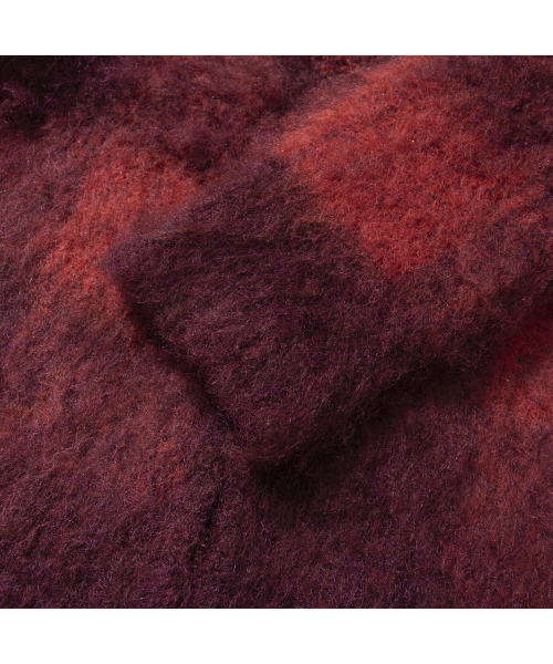 EXTRAORDINARY(エクストラオーディナリー)の「W BLOCK CHECK ZIP UP CARDIGAN RED(カーディガン/ボレロ・レディース・その他・F)」の6枚目の写真