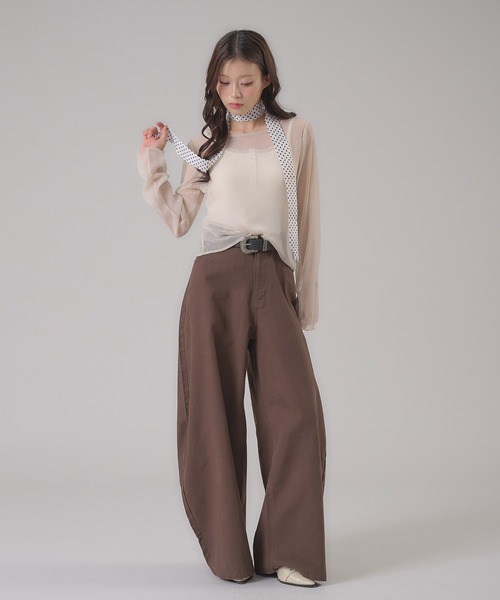 apres jour mignon（アプレジュールミニョン）の「チャーム付きトップス（その他トップス・レディース・ピンク/ブラック/アイボリー/オフホワイト/グレー/シルバー・フリー/LARGE）」の12枚目の写真