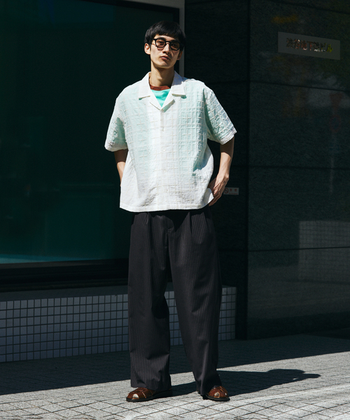 JOURNAL STANDARD（ジャーナルスタンダード）の「T/R バギー スラックス（スラックス・メンズ・グレー/ブラック系その他/ブラック/ネイビー・LARGE/MEDIUM）」の12枚目の写真