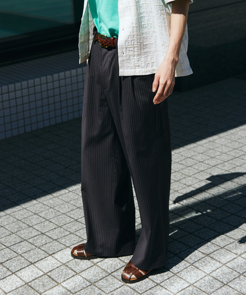 JOURNAL STANDARD（ジャーナルスタンダード）の「T/R バギー スラックス（スラックス・メンズ・グレー/ブラック系その他/ブラック/ネイビー・LARGE/MEDIUM）」の10枚目の写真