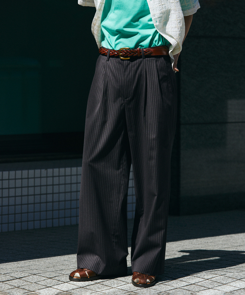 JOURNAL STANDARD（ジャーナルスタンダード）の「T/R バギー スラックス（スラックス・メンズ・グレー/ブラック系その他/ブラック/ネイビー・LARGE/MEDIUM）」の9枚目の写真