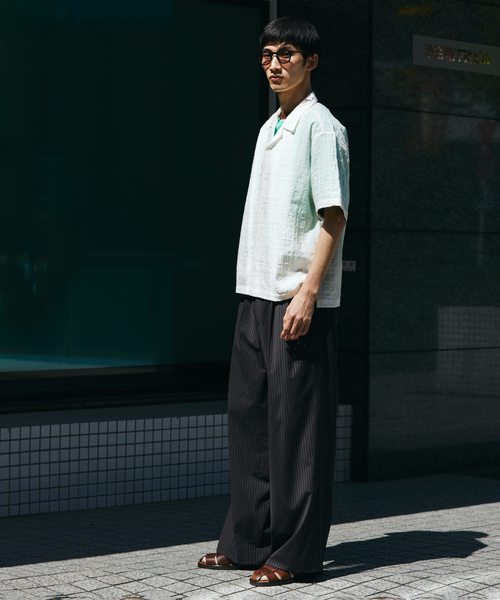 JOURNAL STANDARD（ジャーナルスタンダード）の「T/R バギー スラックス（スラックス・メンズ・グレー/ブラック系その他/ブラック/ネイビー・LARGE/MEDIUM）」の5枚目の写真