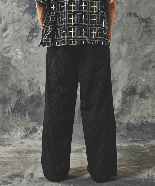 JOURNAL STANDARD(ジャーナルスタンダード)の「T/R バギー スラックス(スラックス・メンズ・グレー/ブラック系その他/ブラック/ネイビー・LARGE/MEDIUM)」の11枚目の写真