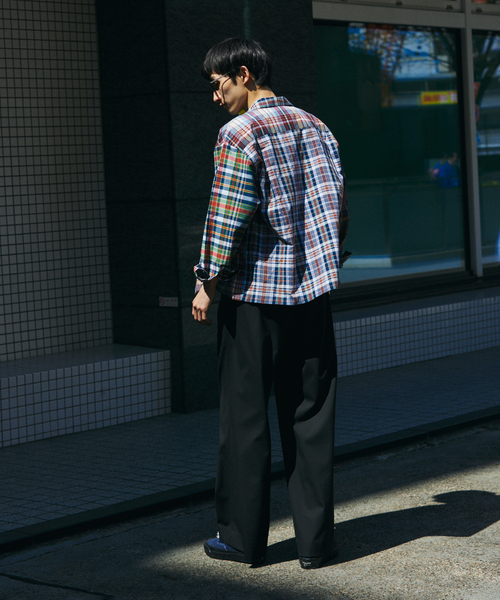 JOURNAL STANDARD（ジャーナルスタンダード）の「T/R バギー スラックス（スラックス・メンズ・グレー/ブラック系その他/ブラック/ネイビー・LARGE/MEDIUM）」の21枚目の写真