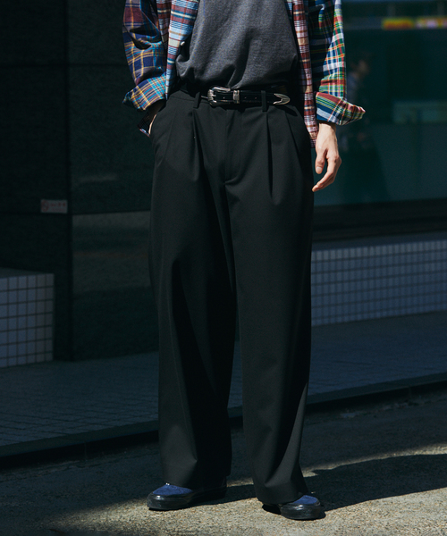 JOURNAL STANDARD（ジャーナルスタンダード）の「T/R バギー スラックス（スラックス・メンズ・グレー/ブラック系その他/ブラック/ネイビー・LARGE/MEDIUM）」の20枚目の写真