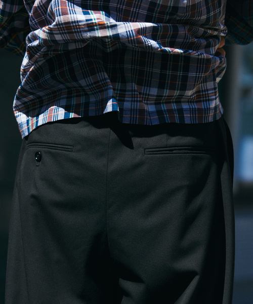 JOURNAL STANDARD（ジャーナルスタンダード）の「T/R バギー スラックス（スラックス・メンズ・グレー/ブラック系その他/ブラック/ネイビー・LARGE/MEDIUM）」の13枚目の写真