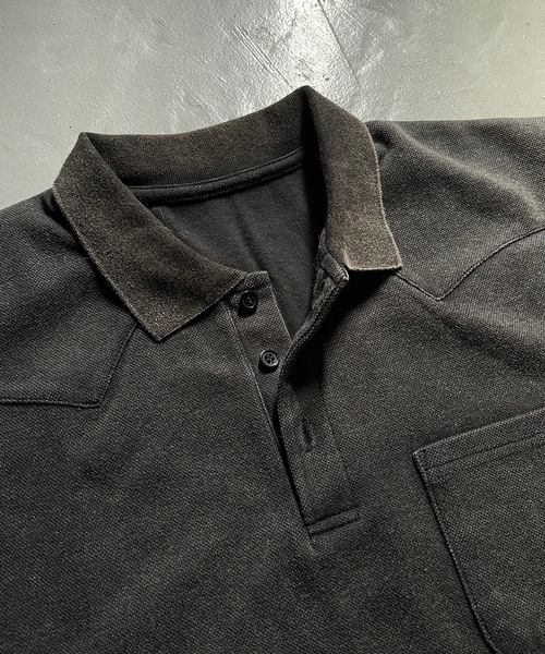 MandO（エムオー）（エムオー）の「ヴィンテージウエスタンポロシャツ（ポロシャツ・メンズ・ブラウン/ブラック・MEDIUM/LARGE）」の19枚目の写真