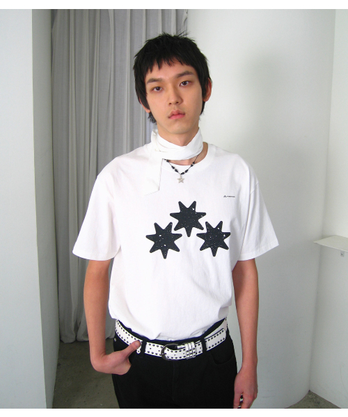 NICE GHOST CLUB(ナイスゴーストクラブ)の「RELIGIOUS SYMBOL TEE_WHITE(NG2GMUT508A)(Tシャツ/カットソー・レディース・ホワイト・SMALL/MEDIUM/LARGE)」の1枚目の写真