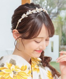 Honeys（ハニーズ）の「花モチーフカチューシャ（和装小物）」