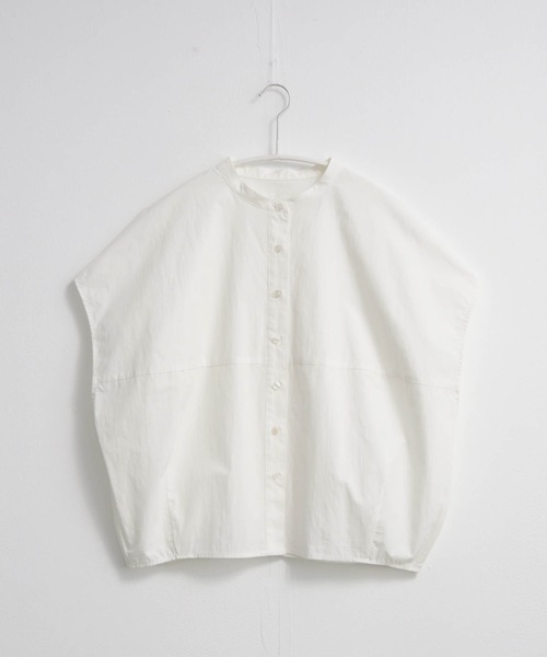 for/c(フォーシー)の「コクーンブラウス【サスティナブル】(シャツ/ブラウス・レディース・オフホワイト/ブラック/ベージュ・L/M)」の18枚目の写真