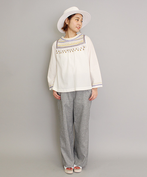 mystic（ミスティック）の「【mystic】タックパンツ（その他パンツ・レディース・ブラック/ベージュ/ピンク・1/2）」の11枚目の写真