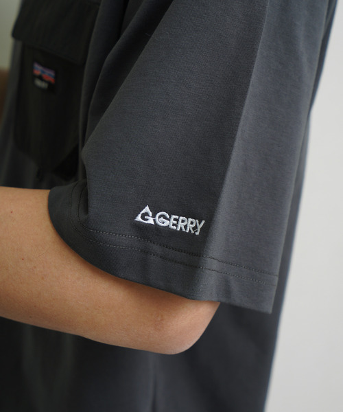 GERRY(ジェリー)の「GEERY 裾ドローコード内蔵 冷感ナイロンポケット付半袖Tシャツ(Tシャツ/カットソー・メンズ・グレー系/アイボリー/ブラック/グレー・LARGE/MEDIUM/X-LARGE)」の21枚目の写真