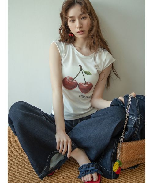 ストレッチセミフレアデニムパンツ（その他パンツ）｜LILY BROWN
