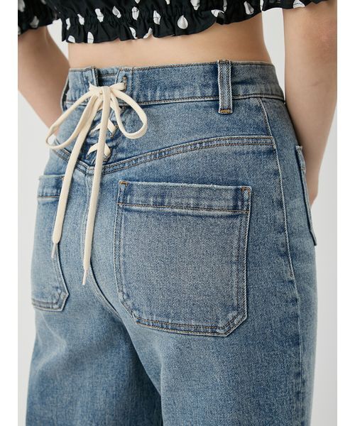 LILY BROWN(リリーブラウン)の「ストレッチセミフレアデニムパンツ(その他パンツ・レディース・ライトブルー/ブルー/インディゴブルー・0/1)」の15枚目の写真