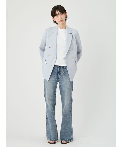 LILY BROWN(リリーブラウン)の「ストレッチセミフレアデニムパンツ(その他パンツ・レディース・ライトブルー/ブルー/インディゴブルー・0/1)」の19枚目の写真