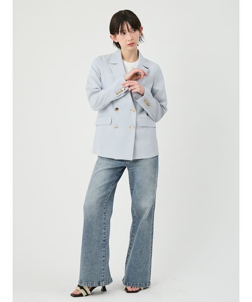 LILY BROWN(リリーブラウン)の「ストレッチセミフレアデニムパンツ(その他パンツ・レディース・ライトブルー/ブルー/インディゴブルー・0/1)」の20枚目の写真