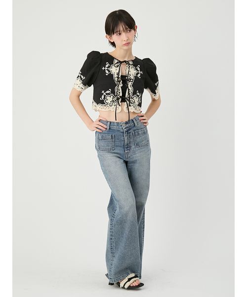 ストレッチセミフレアデニムパンツ（その他パンツ）｜LILY BROWN