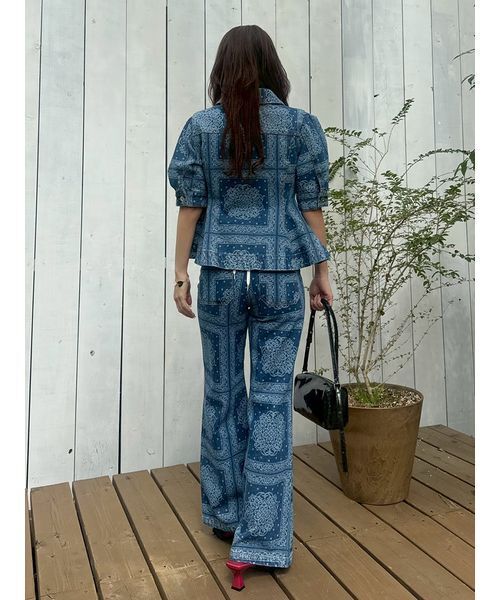 ストレッチセミフレアデニムパンツ（その他パンツ）｜LILY BROWN