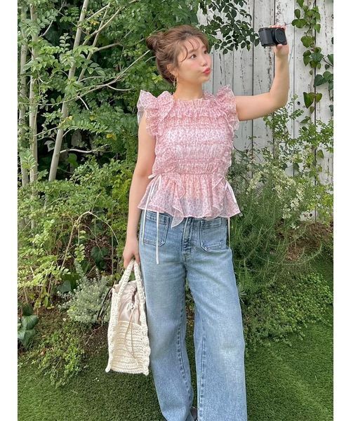 ストレッチセミフレアデニムパンツ（その他パンツ）｜LILY BROWN