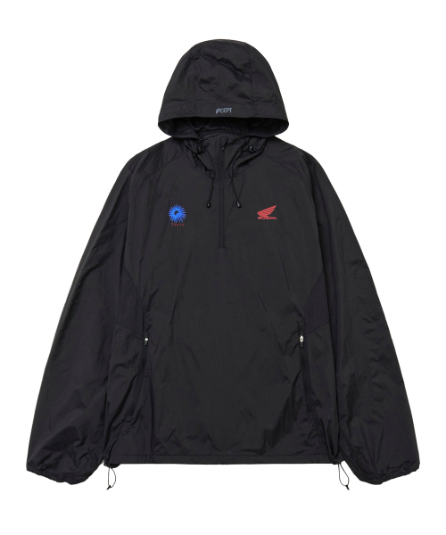 PHYPS MOTORCYCLE（フィップスモーターサイクル）の「Tokyo Motorcycle Packable Anorak Black（ナイロンジャケット・レディース・その他・SMALL/MEDIUM/LARGE/X-LARGE）」の2枚目の写真