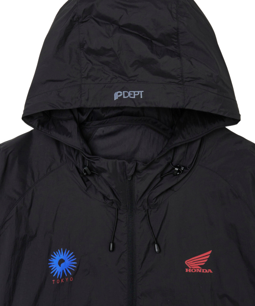 PHYPS MOTORCYCLE（フィップスモーターサイクル）の「Tokyo Motorcycle Packable Anorak Black（ナイロンジャケット・レディース・その他・SMALL/MEDIUM/LARGE/X-LARGE）」の4枚目の写真