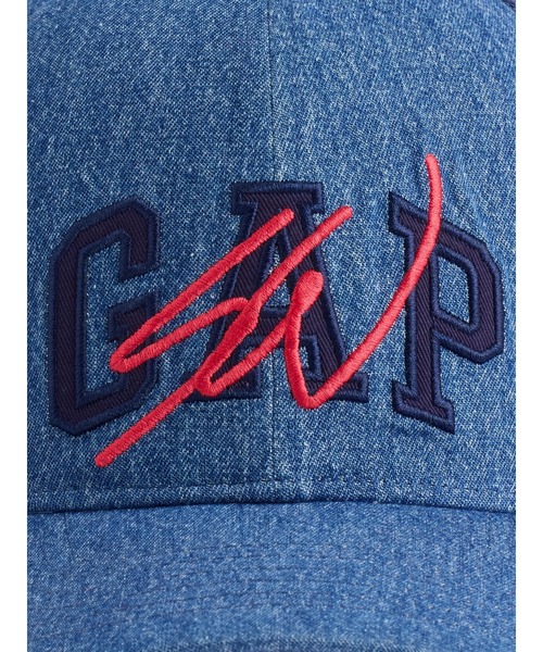 GAP(ギャップ)の「Gap × Sean Wotherspoon デニム&メッシュロゴ ベースボールハット(キャップ・メンズ・インディゴブルー・ONE SIZE)」の3枚目の写真