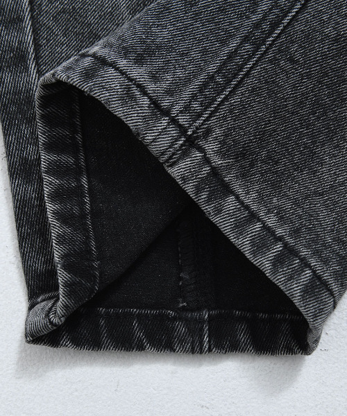 ARULE(アルール)の「『ARULE/アルール』紐付き加工ワイドデニムパンツ【GC】(デニムパンツ・メンズ・ブラック・M/L)」の10枚目の写真
