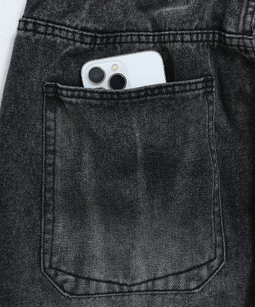 ARULE(アルール)の「『ARULE/アルール』紐付き加工ワイドデニムパンツ【GC】(デニムパンツ・メンズ・ブラック・M/L)」の17枚目の写真