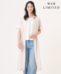 【WEB限定】プレーティングジャージー ワンピース