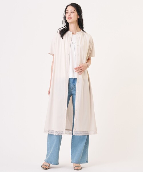 J.PRESS(ジェイプレス)の「【WEB限定】プレーティングジャージー ワンピース(ワンピース・レディース・ネイビー系/グレー系/ライトグレー系・T13/T15)」の12枚目の写真