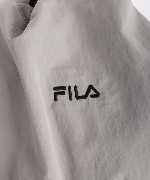 FILA(フィラ)の「FILA / フィラ ドローコード ナイロン 2WAYバッグ 軽量 大容量 A4対応(バックパック/リュック・メンズ・ブラック/ライトグレー/チャコール・FREE)」の7枚目の写真