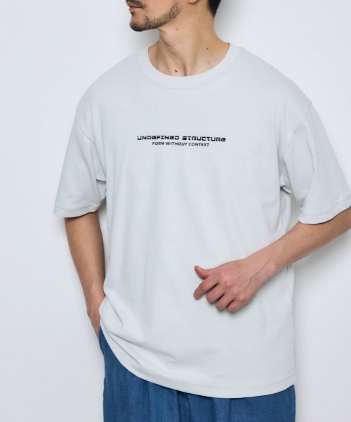 AZUL by moussy(アズールバイマウジー)の「配色メッシュロゴTEE(Tシャツ/カットソー・メンズ・ブラック/ホワイト/レッド・SMALL/MEDIUM/LARGE)」の2枚目の写真