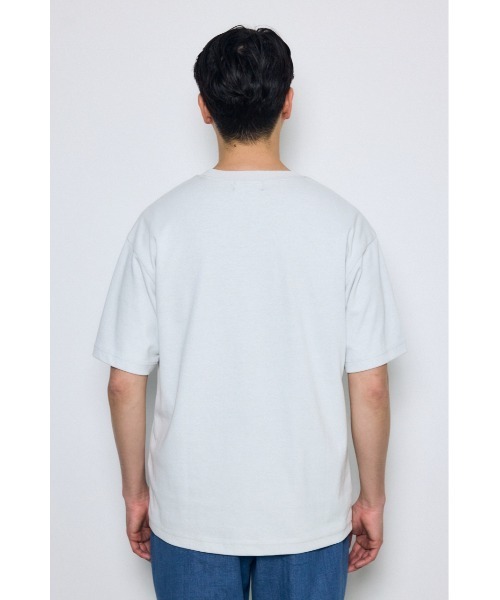 AZUL by moussy(アズールバイマウジー)の「配色メッシュロゴTEE(Tシャツ/カットソー・メンズ・ブラック/ホワイト/レッド・SMALL/MEDIUM/LARGE)」の10枚目の写真