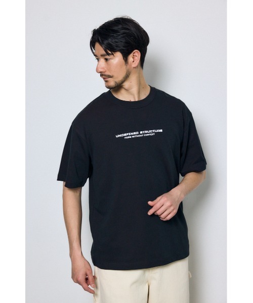AZUL by moussy(アズールバイマウジー)の「配色メッシュロゴTEE(Tシャツ/カットソー・メンズ・ブラック/ホワイト/レッド・SMALL/MEDIUM/LARGE)」の17枚目の写真