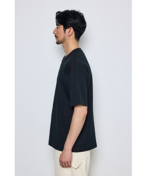 AZUL by moussy(アズールバイマウジー)の「配色メッシュロゴTEE(Tシャツ/カットソー・メンズ・ブラック/ホワイト/レッド・SMALL/MEDIUM/LARGE)」の20枚目の写真