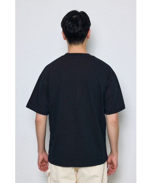 AZUL by moussy(アズールバイマウジー)の「配色メッシュロゴTEE(Tシャツ/カットソー・メンズ・ブラック/ホワイト/レッド・SMALL/MEDIUM/LARGE)」の21枚目の写真