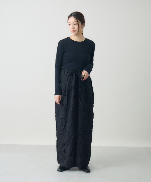 kuros'(クロス)の「スマイルコットン長袖T(Tシャツ/カットソー・レディース・ブラック/ホワイト・MEDIUM/SMALL)」の14枚目の写真