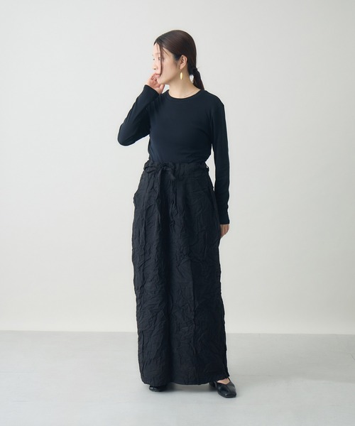kuros'(クロス)の「スマイルコットン長袖T(Tシャツ/カットソー・レディース・ブラック/ホワイト・MEDIUM/SMALL)」の15枚目の写真